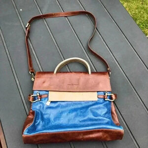 Frederic T satchel leather purse